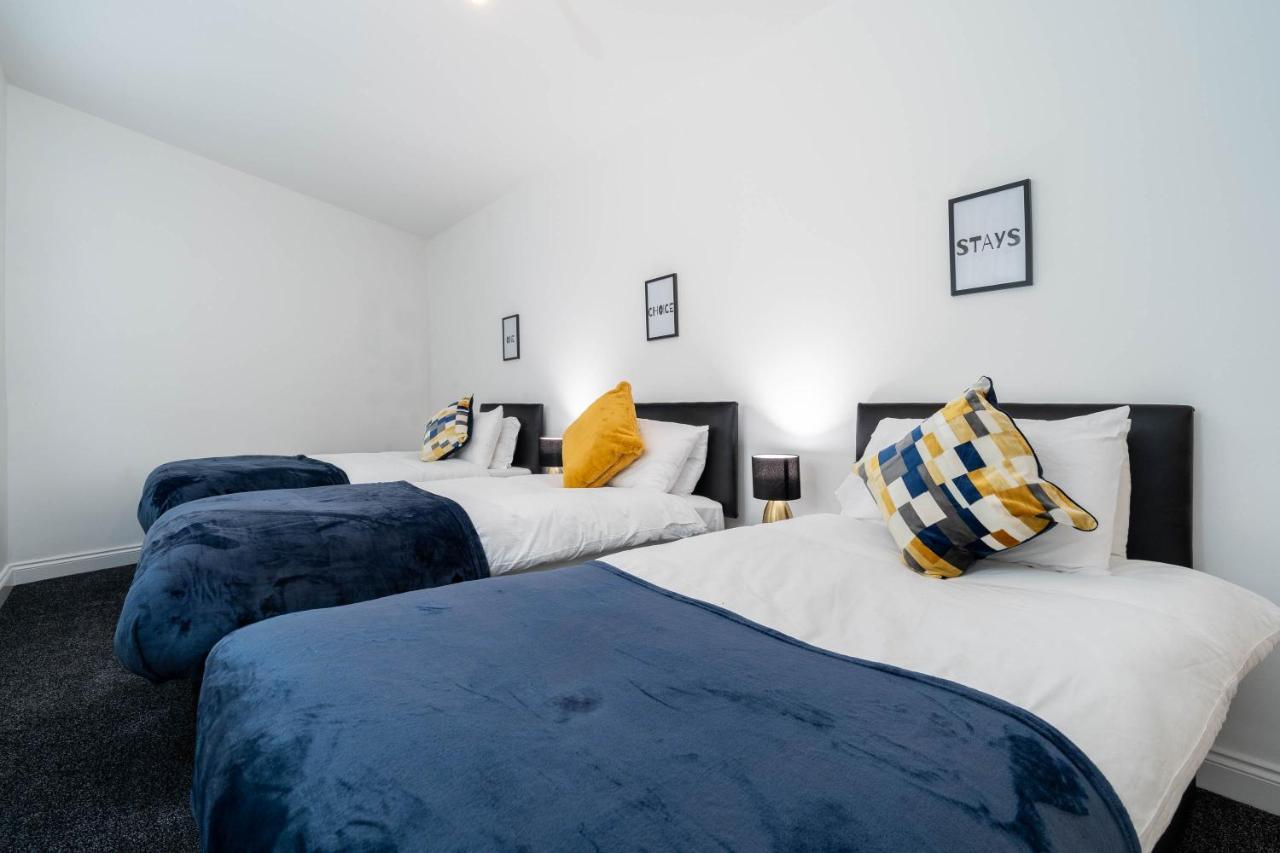 Three Bedroom Apartment- One Choice Stays Serviced Accommodation- Jewellery Quarter Birmingham Exterior photo