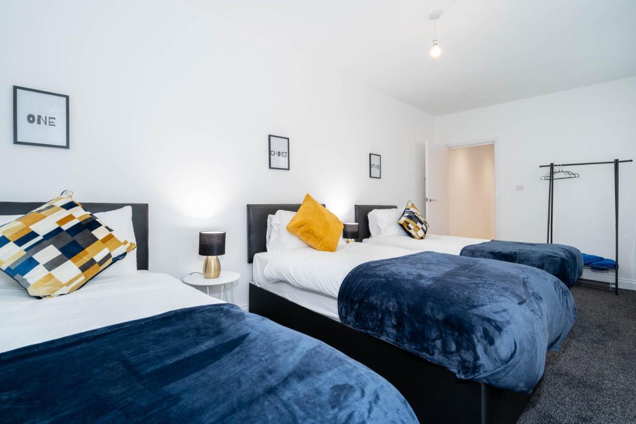 Three Bedroom Apartment- One Choice Stays Serviced Accommodation- Jewellery Quarter Birmingham Exterior photo